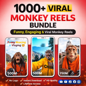1000+ Ai Viral Monkey Reels Bundle