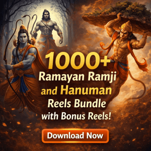 1000+ Ramayan Ramji and Hanuman Reels Bundle with Bonus Reels